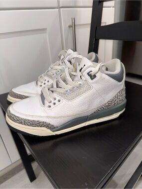 Air Jordan 3 big kid Retro GS "White Cement Reimagined